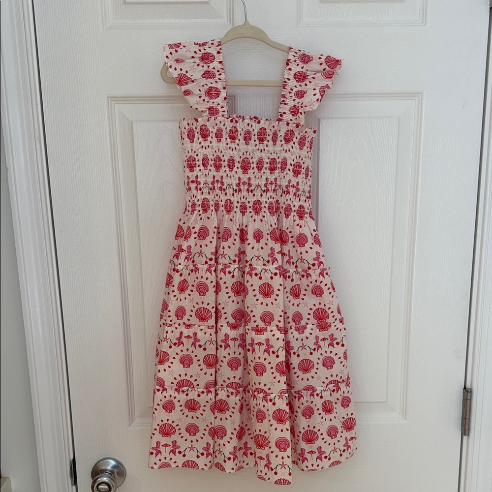 Hill House Mermaid Print Tiny Ellie Nap Dress